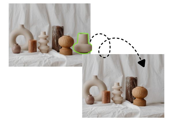 Exemple d'objet retiré d'une nature morte